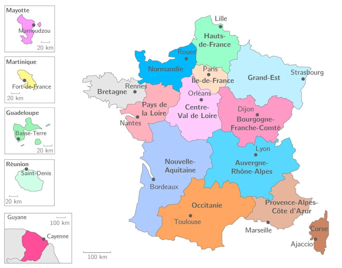 map-region, Frankreich