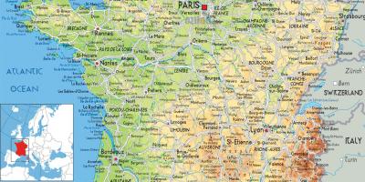 Wo ist Frankreich auf der Karte anzeigen