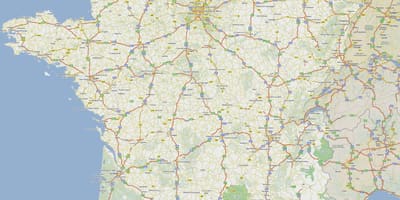 Frankreich Karte Mautstraßen